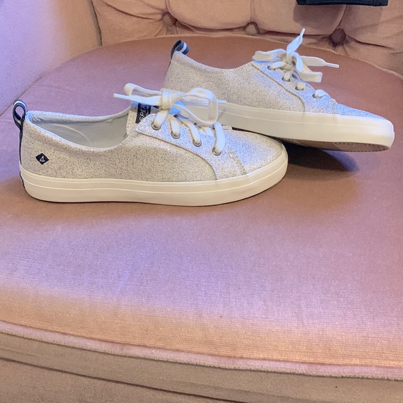 Sperry sparkle low rise sneakers ▪️ - Picture 1 of 6